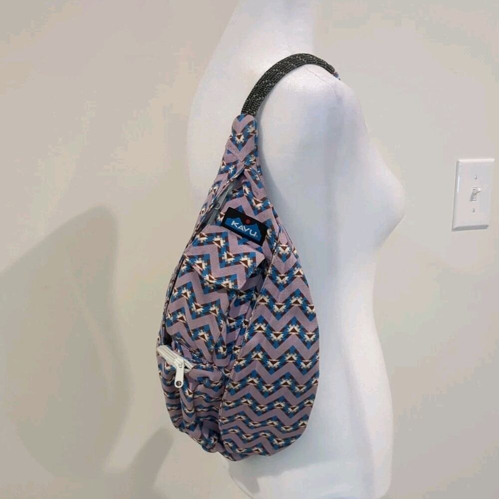 Kavu Rope Sling Crossbody Bag Purple Southwest Boho Hiking